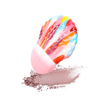 Vegan Cosmetic Shell Makeup Brush - Private Label Contouring Blush Brush