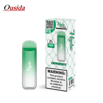 Hyde 4500 N-BAR Rechargeable Disposable E-cigarette