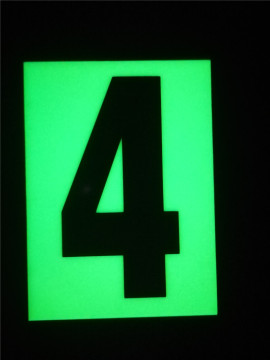 Realglow Photoluminescent  Flat Number 4
