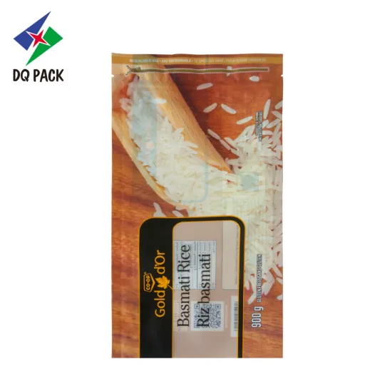 Food grade plastic packaging bags for rice packaging