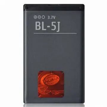 BL-5J Mobile Phone Battery, Compatible with Nokia 200, 201, 302, 5230, 5235, X6, C3, N900 and X1-00