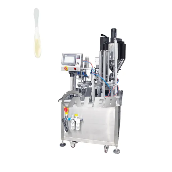 High Performance Commercial Machine for Blister Cup and Pudding Cup Mixing, Filling, and Sealing