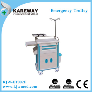 Hospital emergency trolley cart,