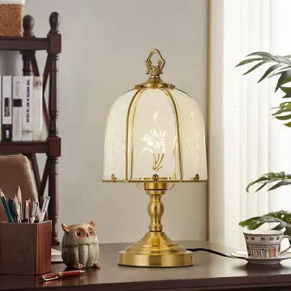 Orchid Glass Table Lamp: Elegant Lighting Solutions