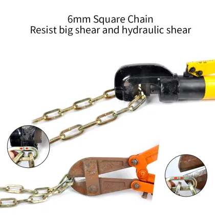 ETOOK Reflective Lock MTB Road Bike Chain Lock - Anti-Theft Bicycle Chain Lock