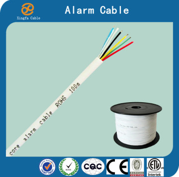 Security Wire Alarm 22/4 Cable 500FT Stranded Shielded White 500'