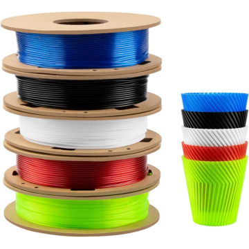 Flexible 3D Printer Filament with Color Changing Effect