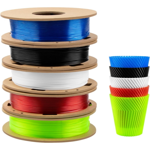 Flexible 3D Printer Filament with Color Changing Effect