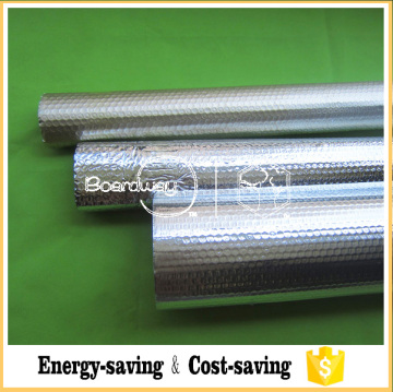 Thermal resistant doulbe-side reflective aluminum foil insulation with bubble