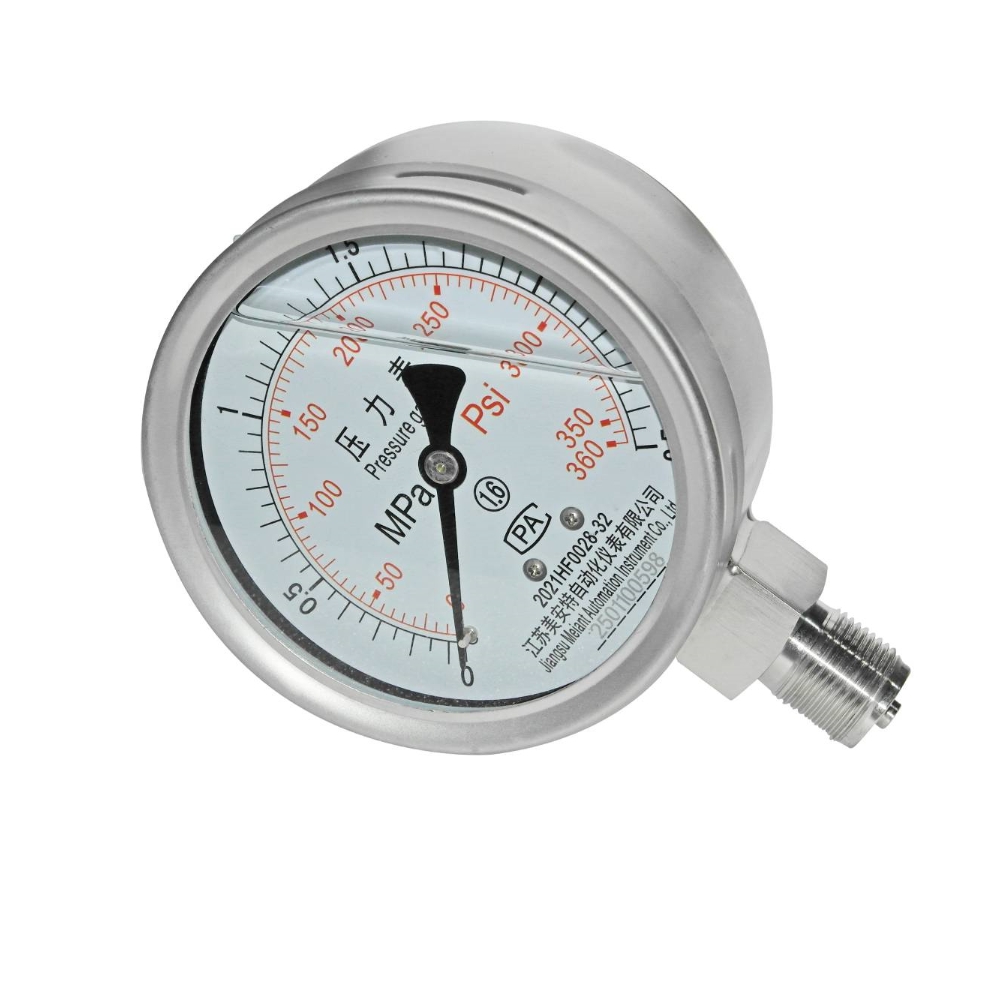 Stainless steel pressure gauge