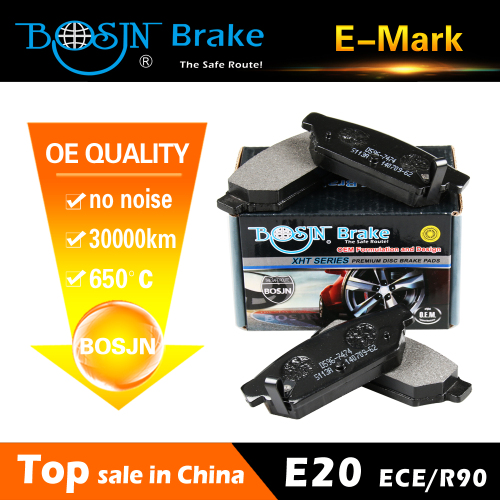 Semi-metal high quality brake pad D596 for car