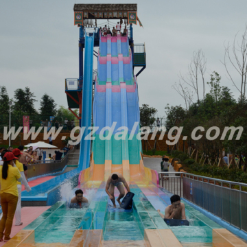 Rainbow fiberglass water slide for sale
