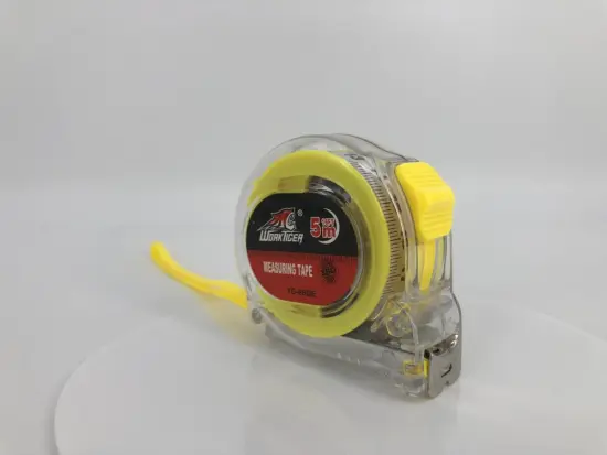 Custom transparent steel measuring tape