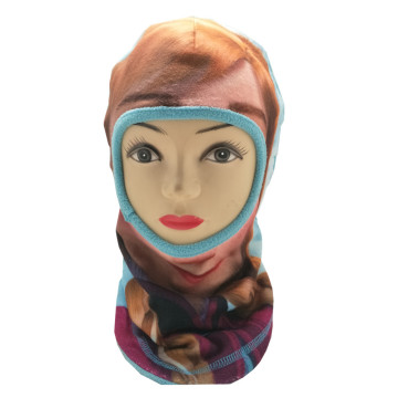 2019 new fashion polar fleece custom print logo face mask for kids