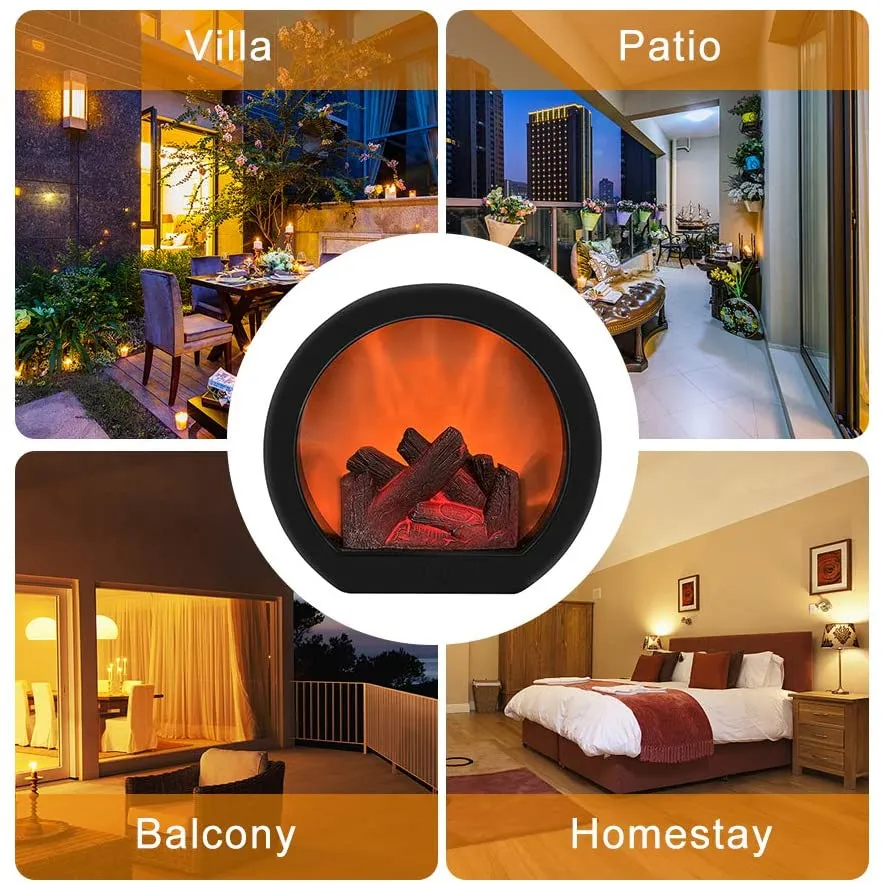 Touch interruptor LED decorativo USB Simulación recargable Flame LED Chileplace Linterna