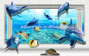 high quality low price cube mosaic floor 3d bathroom wall tile stickers