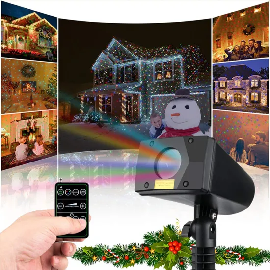 Christmas 3D Animation Laser Light Projector for Party and Outdoor Use