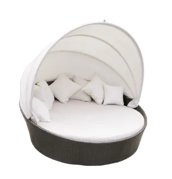 Outdoor Rattan Couch Sofa Daybed