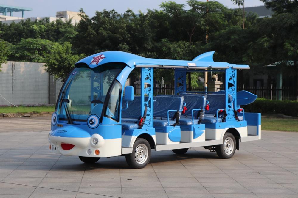 Delphin -Design 14 Sitzer Elektrischer Sehenswürdigkeit Bus