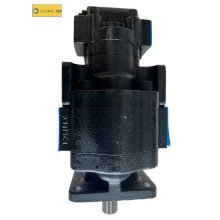 Excavator dual gear pump