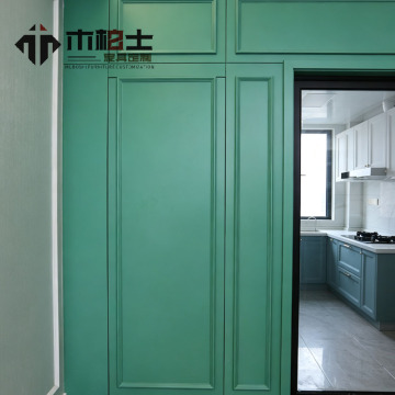 Puerta interior oculta pintada