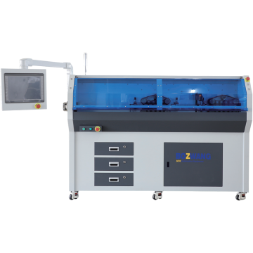 Компьютеризированный станок для резки и зачистки кабеля сечением 240 мм²