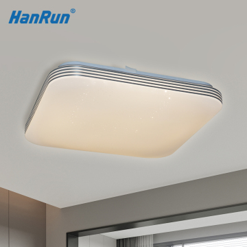 Square Decorative Dimmable LED Ceiling Light for Bedrooms and Living Rooms