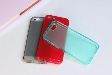 Tpu Soft Silicone Clear Frosted For Iphone 5c Glossy Smooth Cell Phone Back Cases