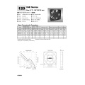 クラウン120x25 DCブロワー産業機器ファン