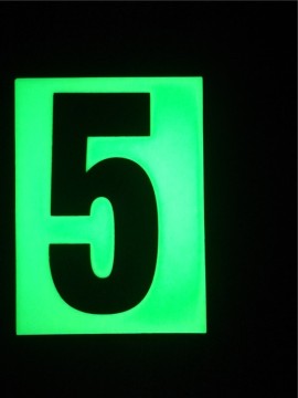 Realglow Photoluminescent  Flat Number 5