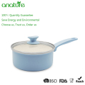 Pentole da cucina in ceramica antiaderente con utensili da cucina