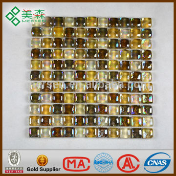 Extraordinary red and black glass mosaic tile EMLAH79