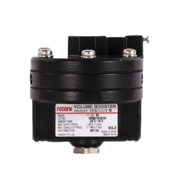 Korea Rotork Volume Booster Relays: YT-300 Series, YT-300 N1 1/4 NPT Models
