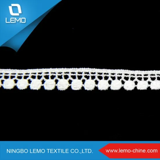 lemo African Embroidery Polyester Lace Fabric, Alencon Lace