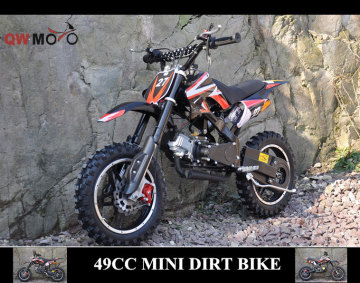 QWMOTO CE Chinese cheap 49cc gas scooter 49cc kids pit bike for sale (QWMPB-02)
