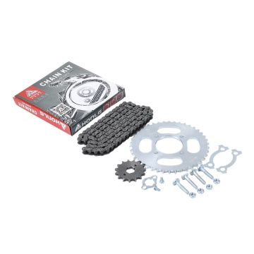 HONLG Motorcycle Chain and Sprocket Kit for GN125 GN150 & Accessories