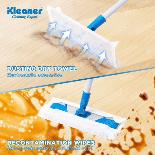 Esfregona eletrostática Kleaner – seca e úmida