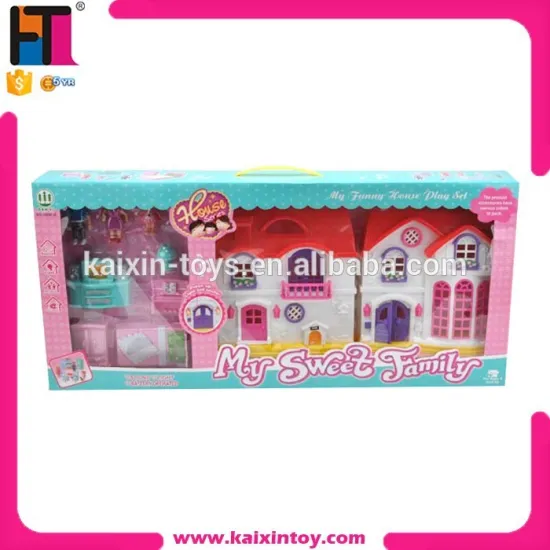 Top selling toy castle happy family sweet house toy