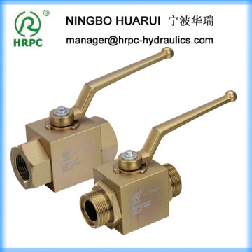 Khb Hydraulic System Manual Type Thread Ball Valves 
