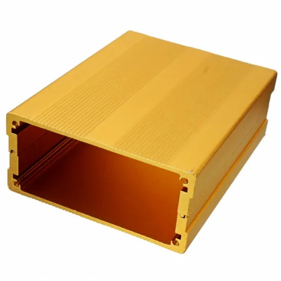 Gold Anodized Aluminum Extruded PCB Project Circuit Box Enclosure Case Electronic Instrument DIY