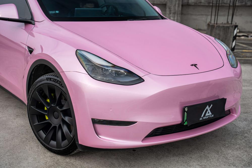 Sakura Pink Car Wrap