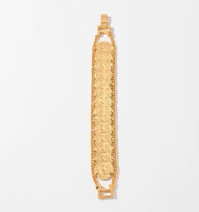 Elegance Copper Golden Plated Bracelet for Parties, Festivals, and Weddings in Dubai