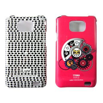 IMD Print Plastic Cases for Samsung Galaxy i9100 S II, Factory Supply, Customized Designs/No Problem