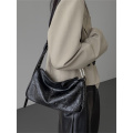 Luxurious Minimalism Underarm Top-Grain Leather Bag