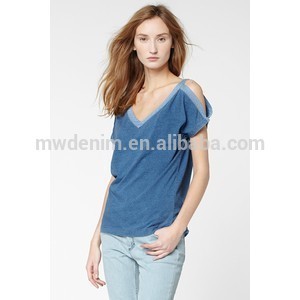 indigo pattern jersey knit fabric