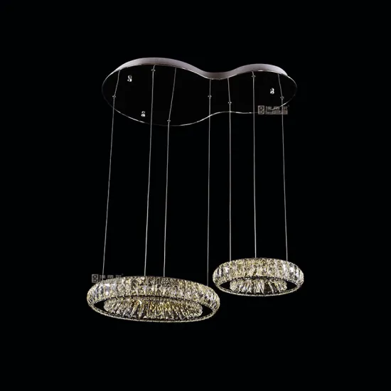 Crystal Chandelier Light Ring Pendant LED Light