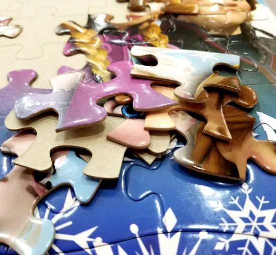 custom children's 48PC development intellectual paper puzzle