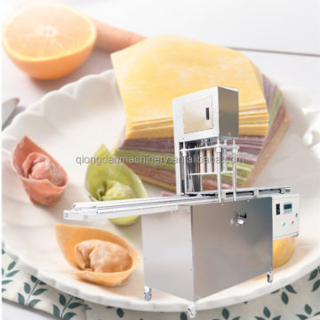 Small Round Square Gyoza Empanada Skin Making Machine for Dumpling Dough Wrappers and Siu Mai Wonton Skin Price