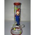 Luminous Glass Bongs with Vivid Hand-drawn Cartoon Character