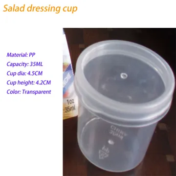 35ML transparent salad PP plastic cup